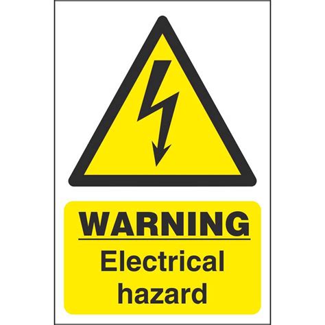 electrical box warning sign|danger sign for electrical hazard.